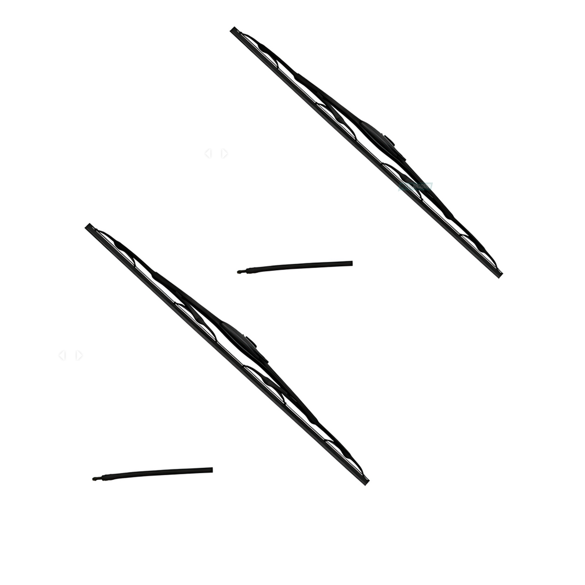 CAIXA 2 PALHETAS LIMPADOR 24POL 60CM GANCHO COM ESGUICHO VOLVO VM 270 2008... VM