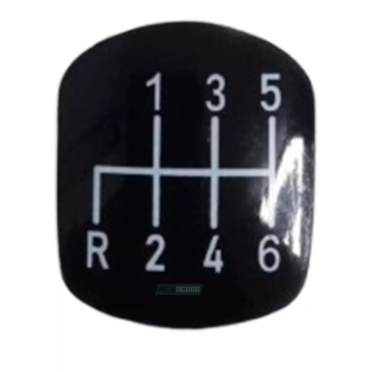  TAMPA PUNHO 6 MARCHAS RE PARA TRAS PRETA MERCEDES BENZ (3862687057)