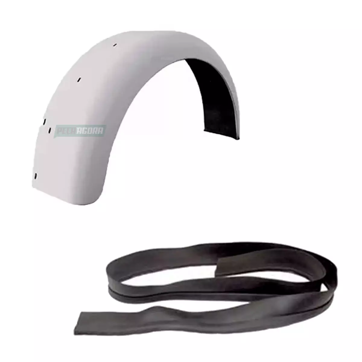 KIT PARALAMA ESQUERDO DIANTEIRO FIBRA E BORRACHA DEBRUM GALAO MB 1113 1313 1518 