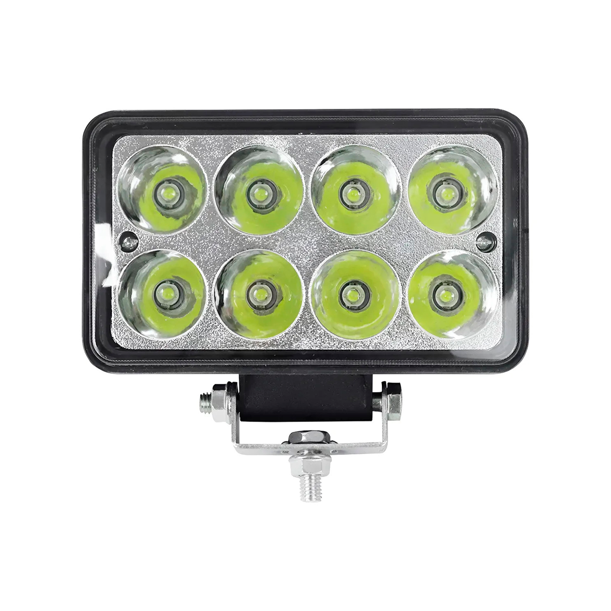 FAROL NEBLINA MILHA LED RETANGULAR 15X8CM 9 A 48V UNIVERSAL SUPORTE TRATORES MAQ