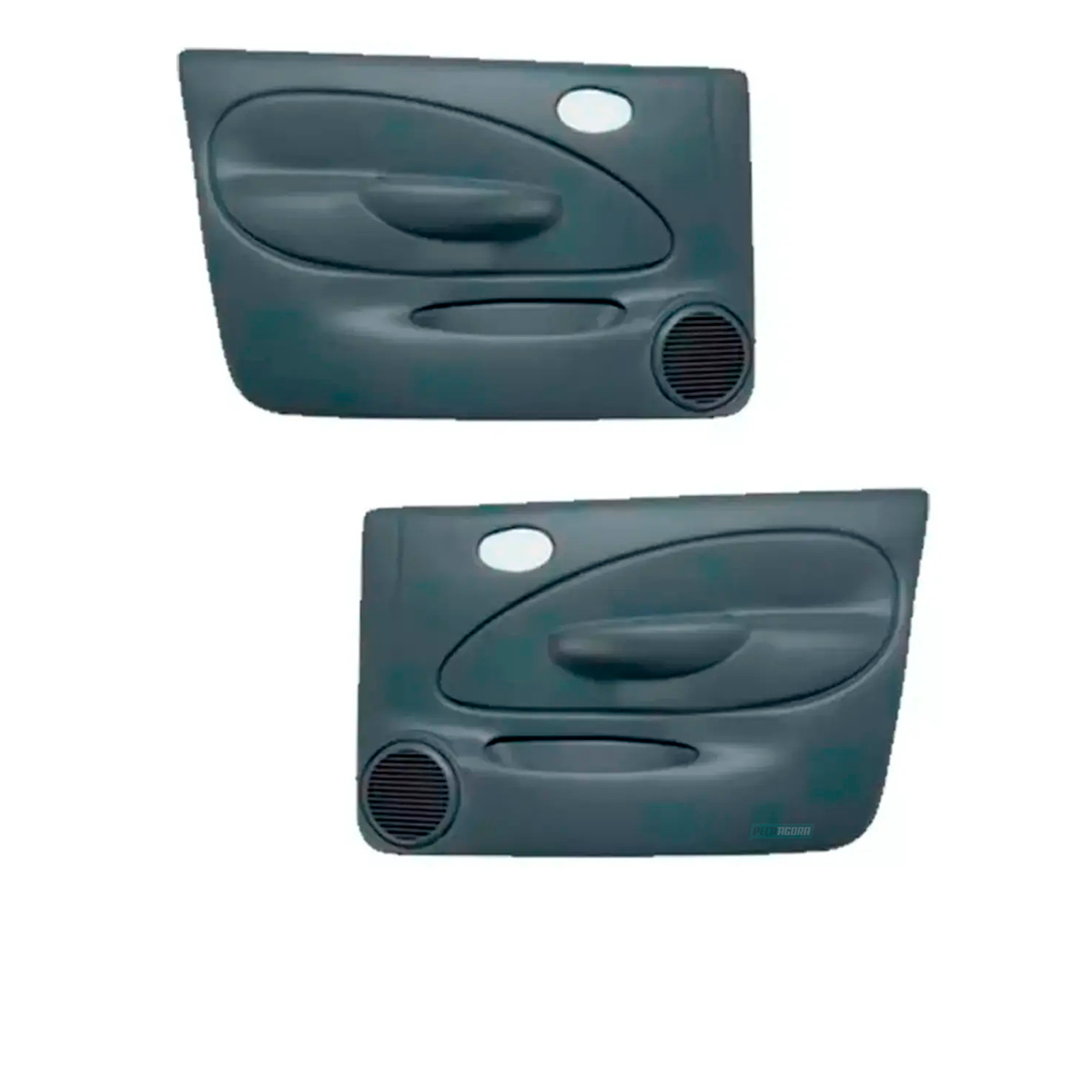 PAR FORRO PORTA DIANTEIRA ESQ DIR FIESTA 4 PORTAS COM TELA ELETRICO 2002 A 2007 