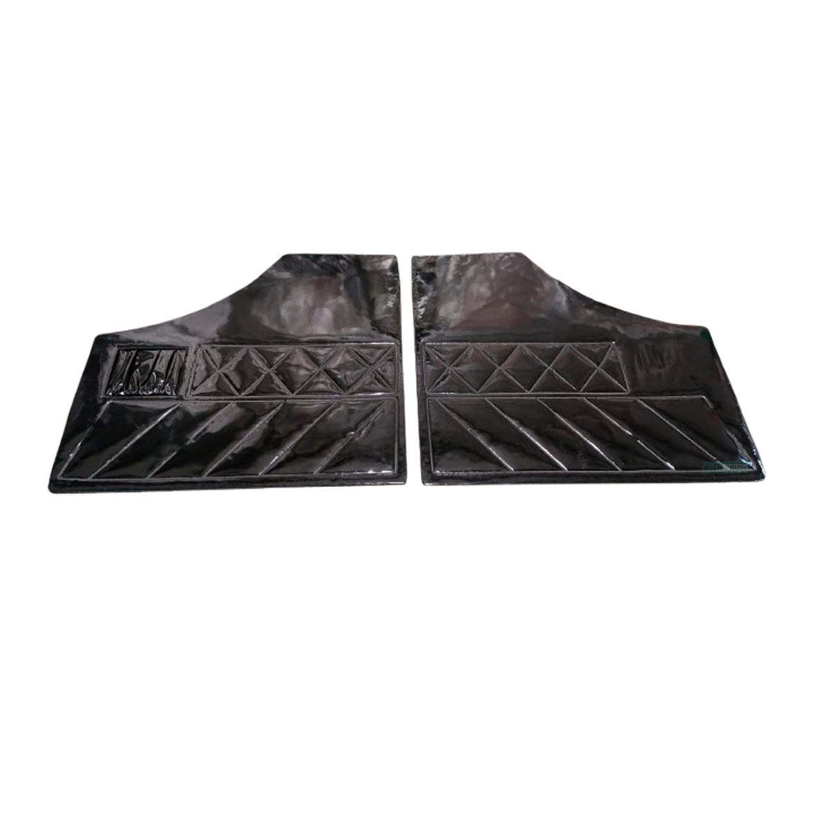 PAR FORRO PORTA VERNIZ PRETO MB 1113 1313 1513 1519 1520 2013 2213 COM BOLSA  (3