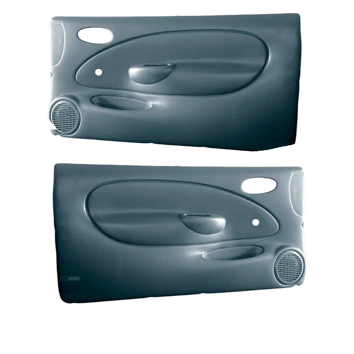 PAR FORRO PORTA DIANTEIRA FIESTA COURIER 2 PORTAS VIDRO MANUAL 96 A 2002 PLASTIC