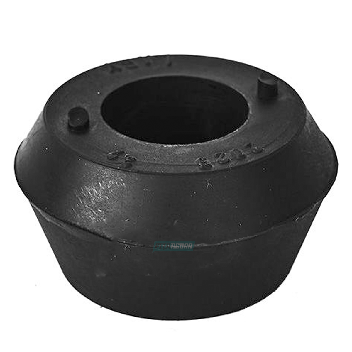 BUCHA INFERIOR AMORTECEDOR INTERNO BORRACHA 70 SHORE SCANIA SERIE 3 L75 L76 110 