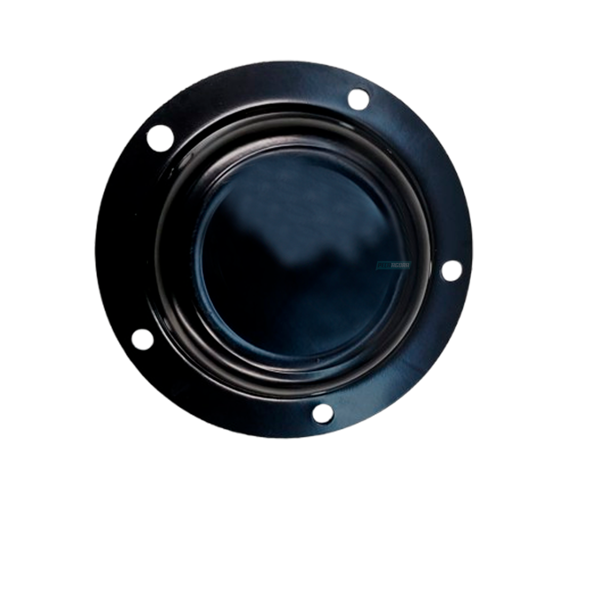 TAMPA CUBO RODA METAL CARRETA GUERRA 5 FUROS GRANDE PINTADA (C074P)