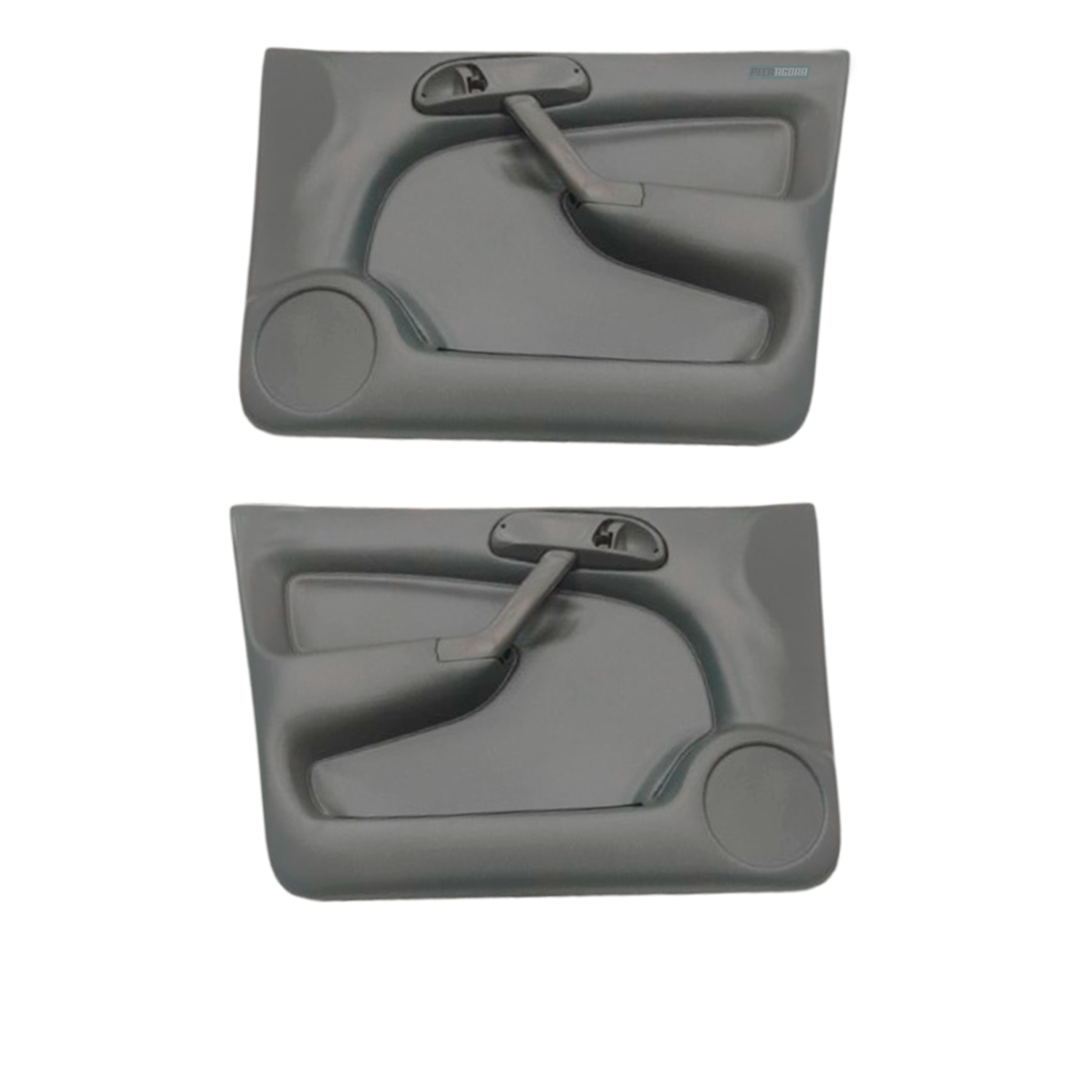 PAR FORRO PORTA CINZA DIANTEIRO GOL PARATI 4 PORTAS SAVEIRO BOLA G2 G3 VIDRO MAN