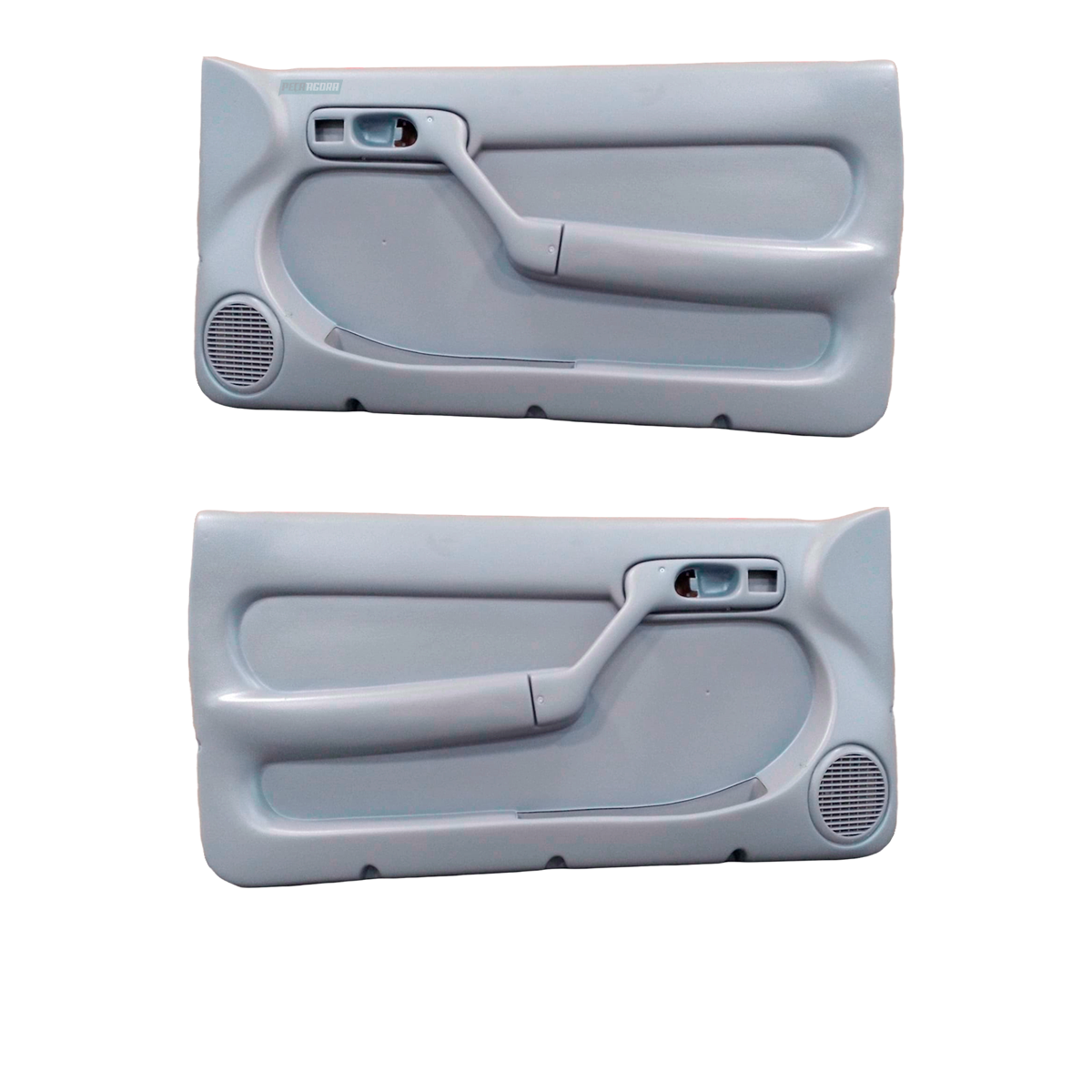 PAR FORRO PORTA CINZA GOL PARATI BOLA 2 PORTAS COM TELA VIDRO ELETRICO (K.FP1496