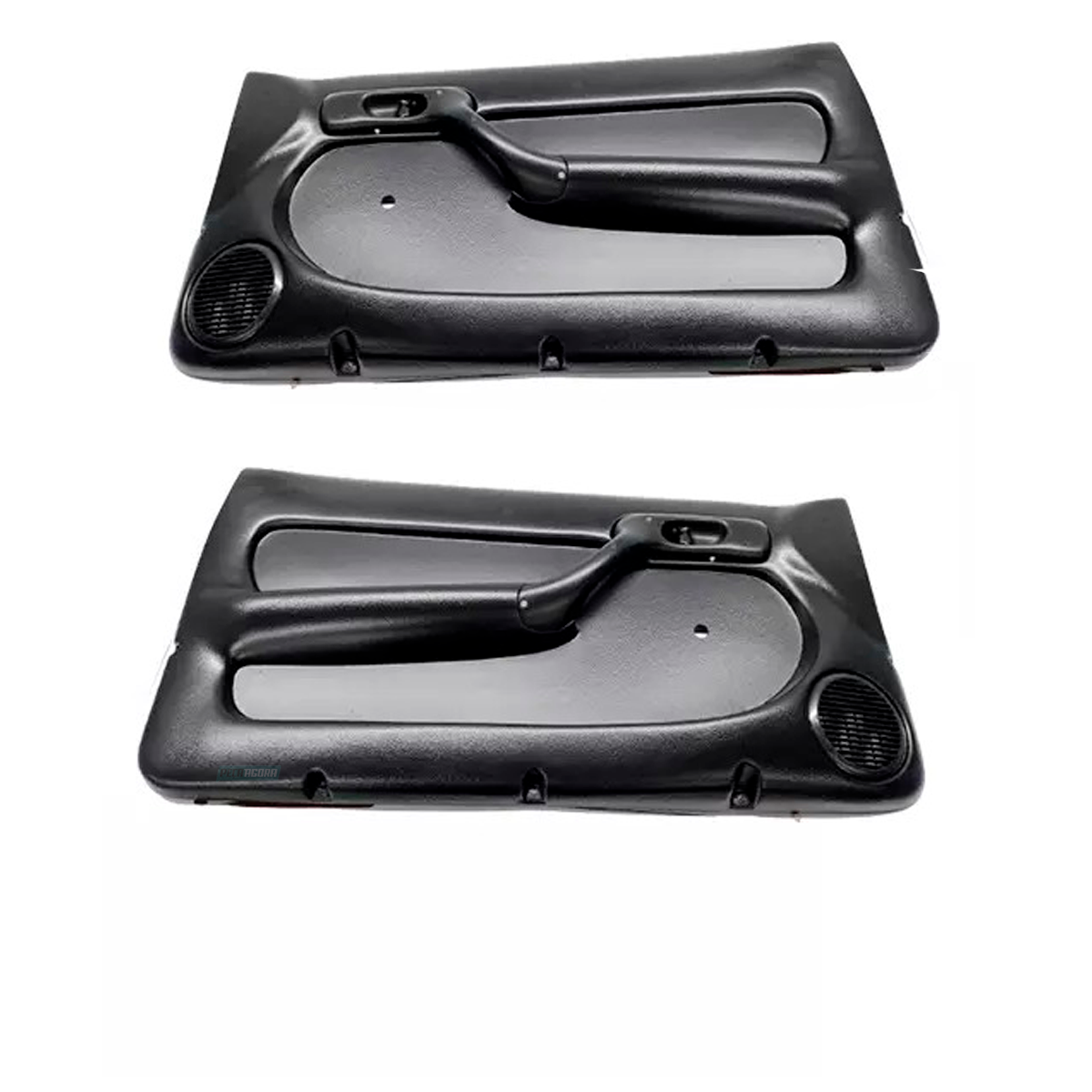 PAR FORRO PORTA PRETO GOL PARATI BOLA 2 PORTAS COM TELA VIDRO MANUAL (K.FP1499-F