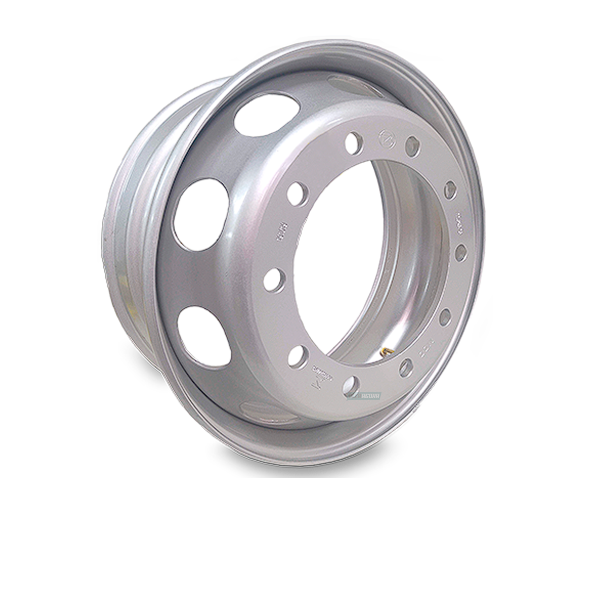 RODA DISCO PNEU 295 10 FUROS 22,5X8,25 SEM CAMARA CARRETA SEMI REBOQUE (03089705