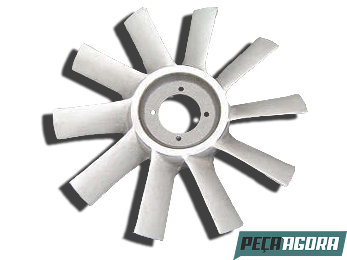 HELICE RADIADOR MOTOR 10 PAS ALUMINIO PARA SCANIA FTR112 TR142 (331360)