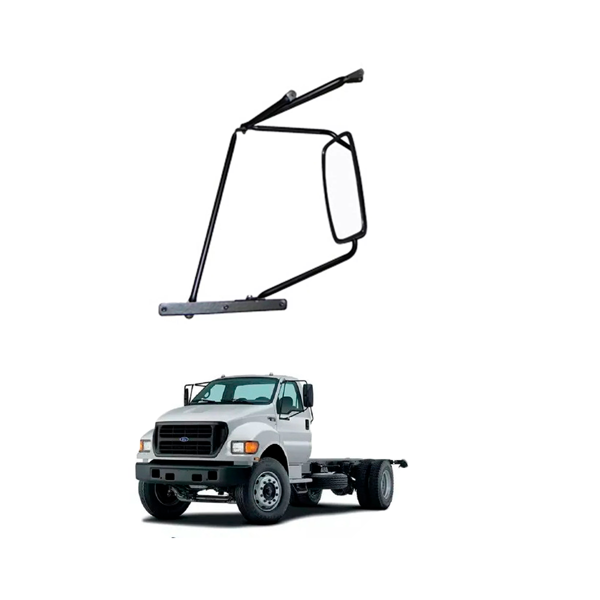 ESPELHO RETROVISOR LD DIREITO FORD F12000 F14000 F16000 98 DIANTE PIT BULL (XC35