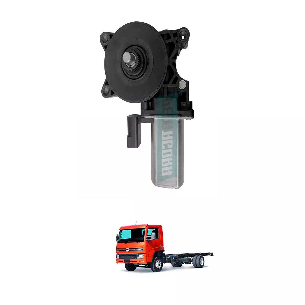 MOTOR MAQUINA VIDRO DIR 24V VW DELIVERY 11180 13180 9170 17 EM DIANTE (M6707D)