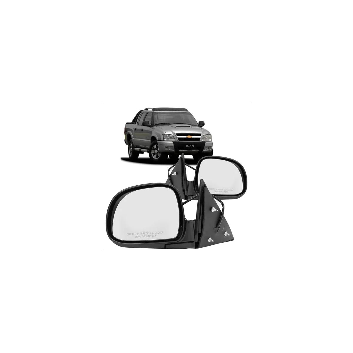ESPELHO RETROVISOR EXTERNO S10 1995 A 2011 (RF17437)