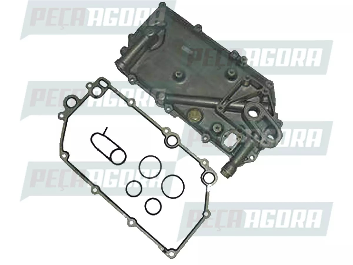 TAMPA RADIADOR OLEO ALUMINIO COMPLETA PARA SCANIA TODOS P94/114/124 (1795526,)
