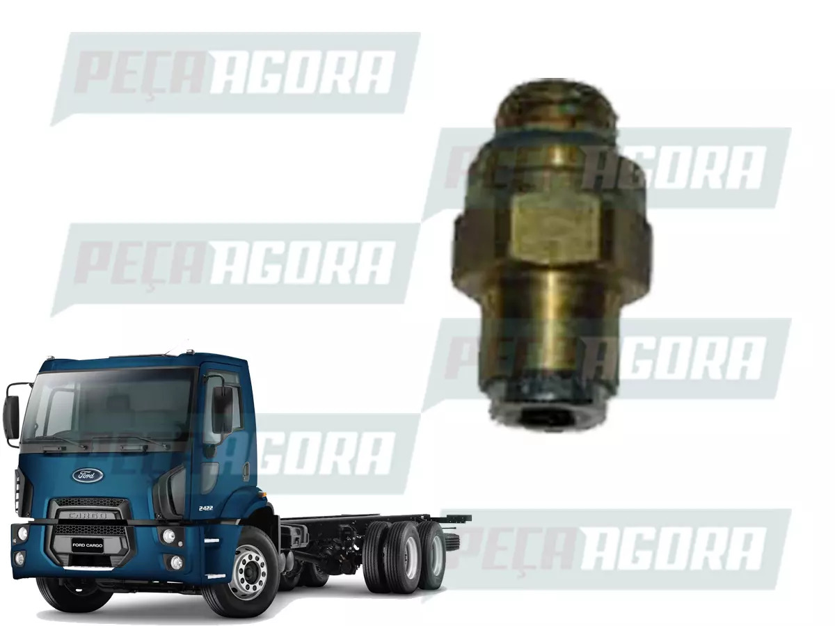 CONEXAO VALVULA PEDAL FREIO FORD CARGO 815E 1317E 1517E 1717E 1722E 2422E 2428E 