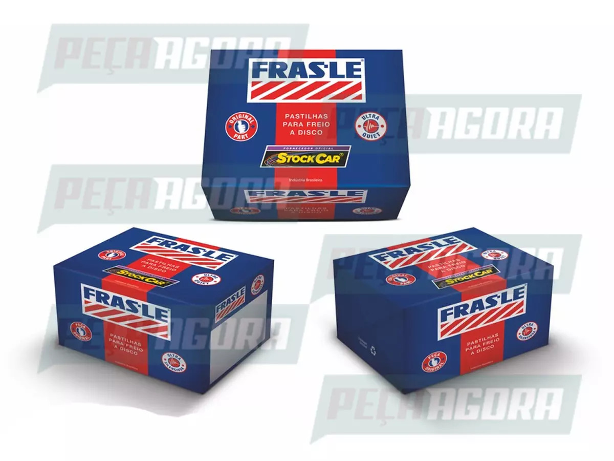 PAR PASTILHAS DE FREIO DIANTEIRAS FRAS-LE  (PD1441.)