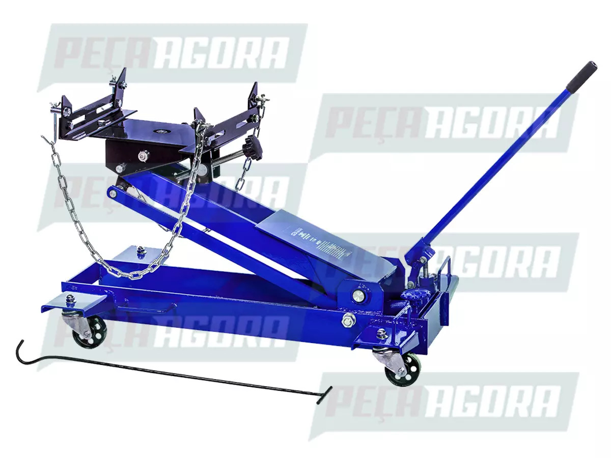 MACACO HIDRAULICO PARA CAIXA DE TRANSMISSAO 1 TON CAMINHAO ONIBUS ALTURA MAXIMA 