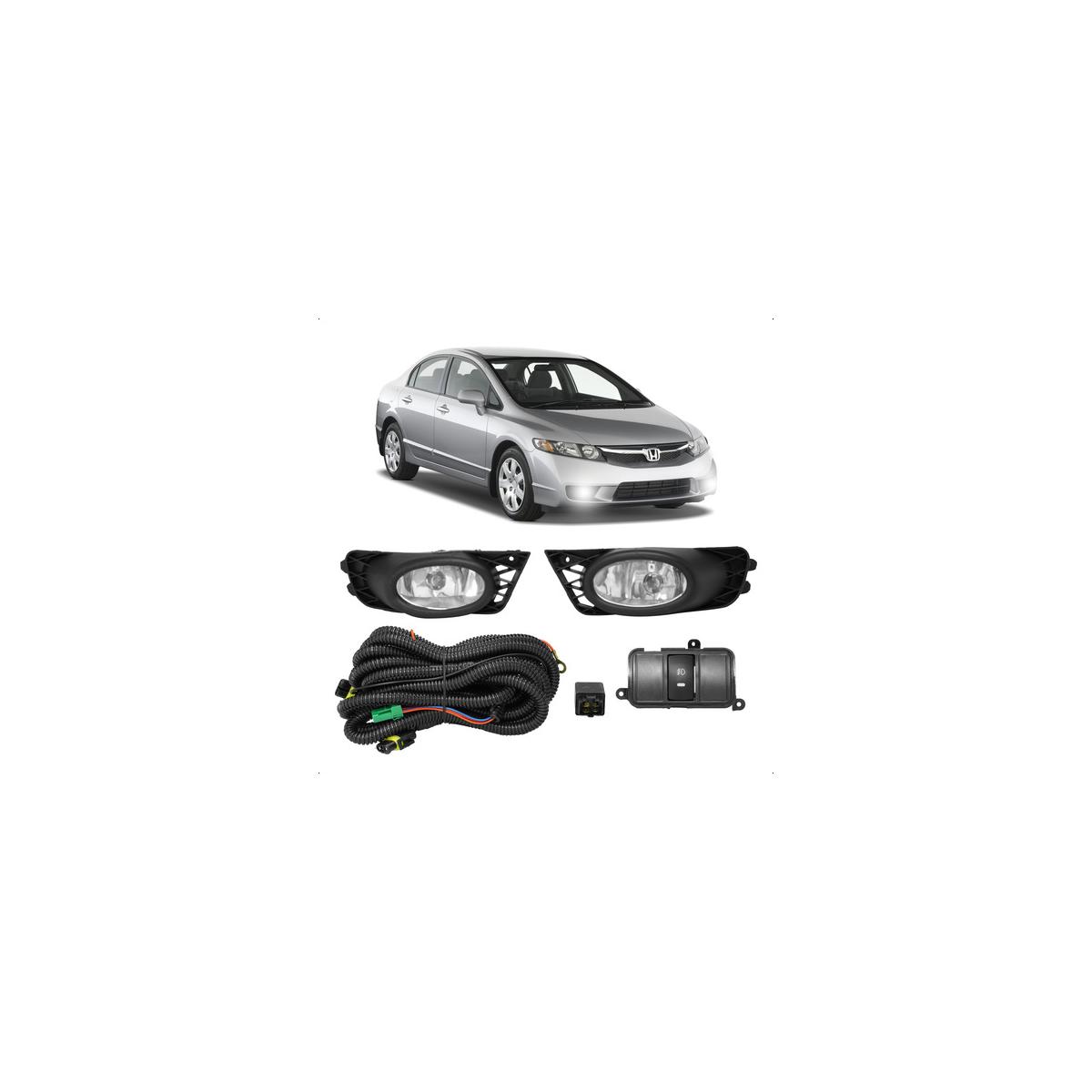 KIT FAROL AUX CIVIC 2009 A 2011 (RF26055)