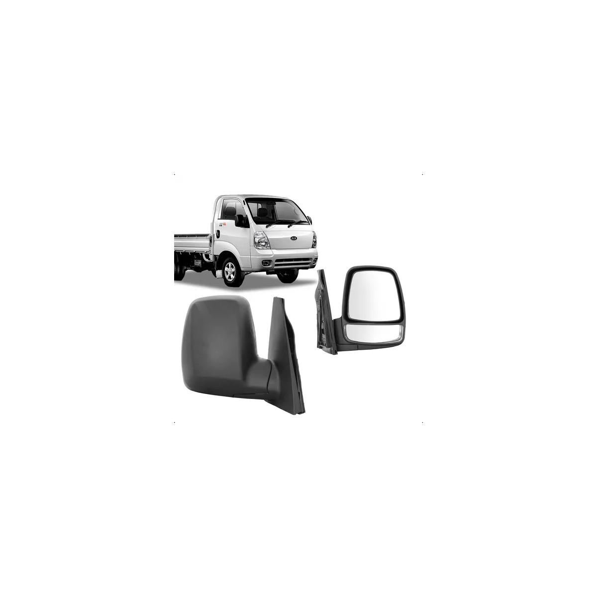 ESPELHO RETROVISOR EXTERNO FIXO BASE METAL ESQUERDO KIA BONGO 2005 A 2026 (16777
