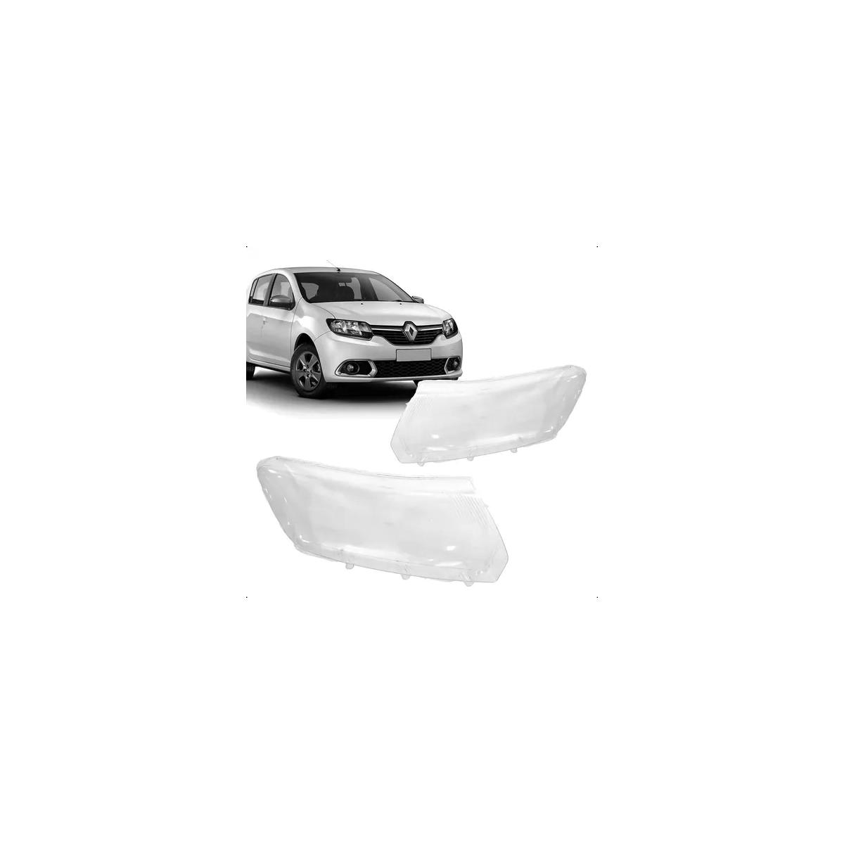 LENTE FAROL POLICARBONATO SANDERO 2014 A 2019 (RF24817)