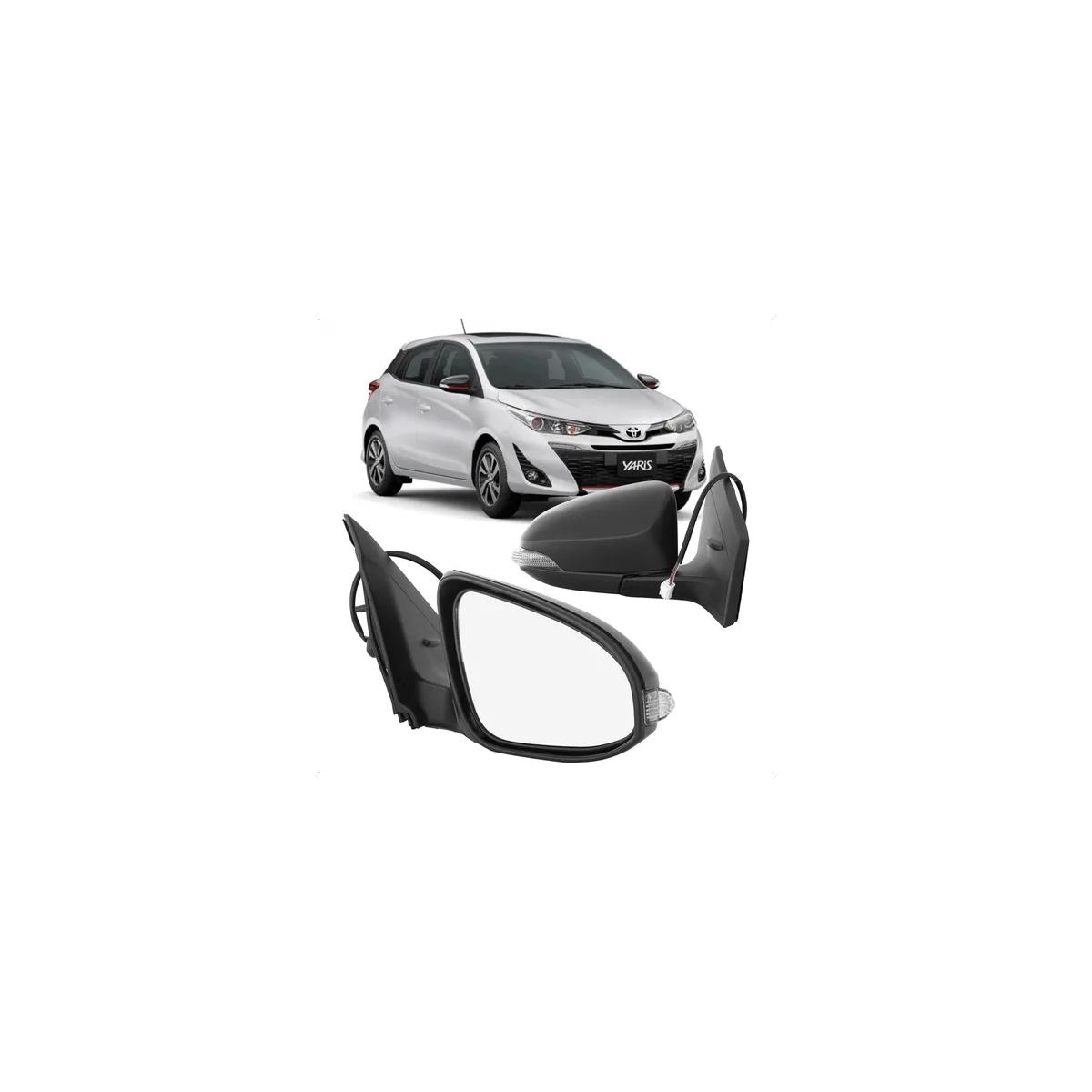 ESPELHO RETROVISOR EXTERNO YARIS 2018 A 2025 (RF29387)