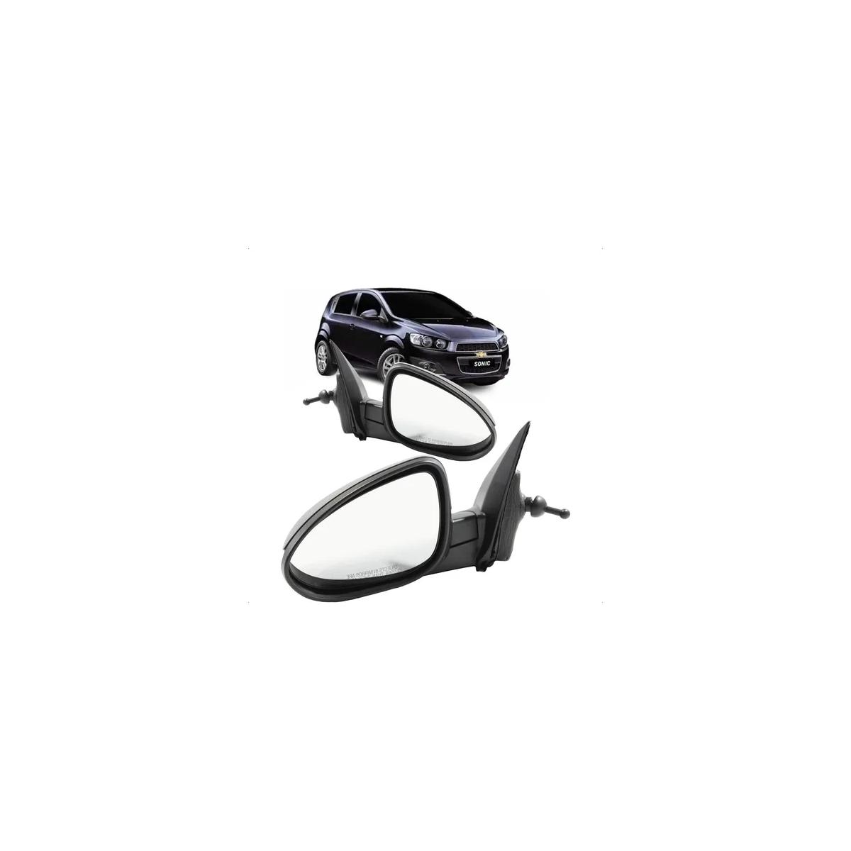 ESPELHO RETROVISOR EXTERNO SONIC 2012 A 2014 (RF20278)