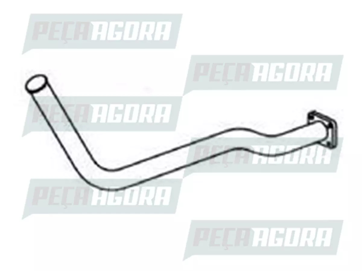 CONJUNTO ESCAPAMENTO DIANTEIRO MASTRA VW 14150 MWM ASPIRADO 98 EM DIANTE (2RH253