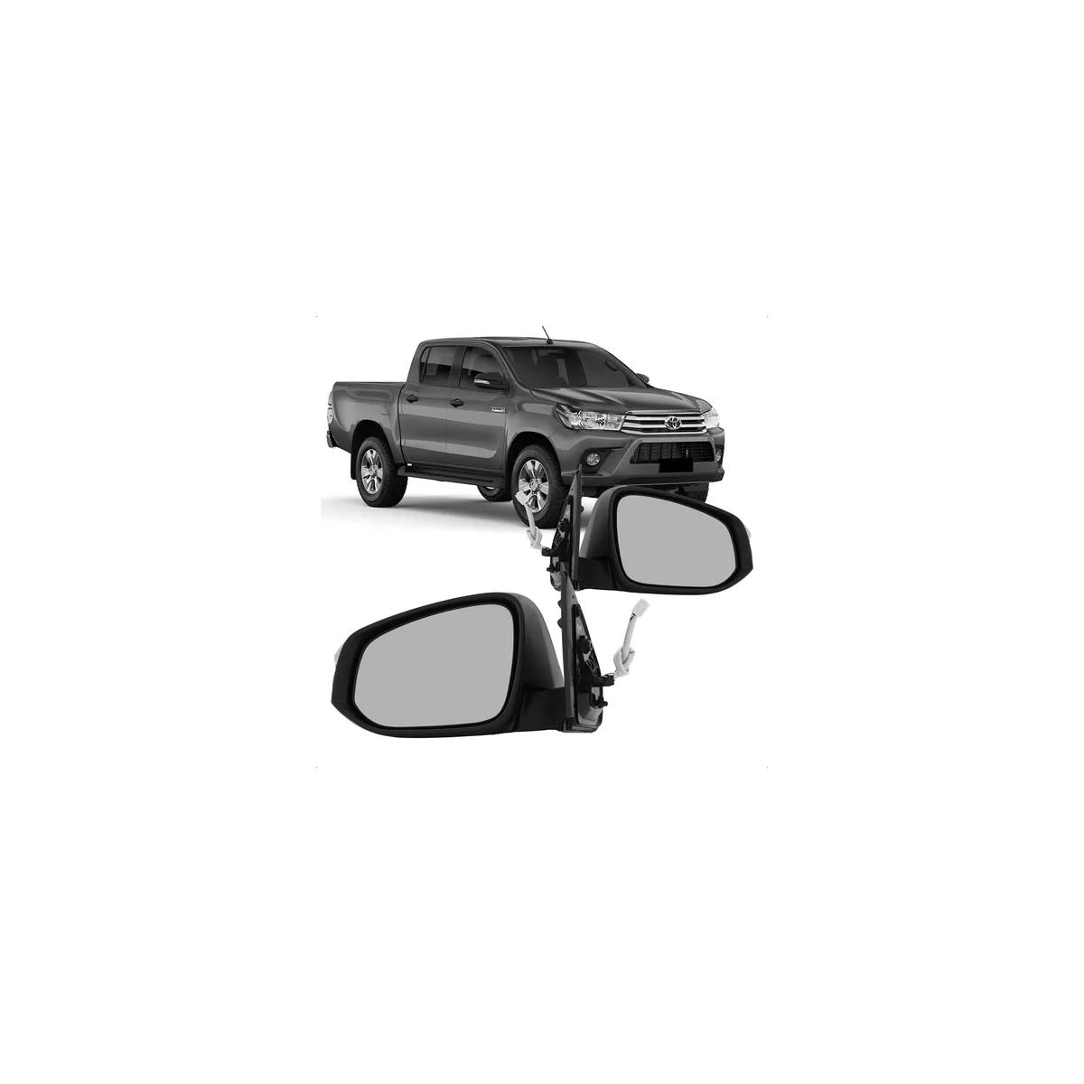 ESPELHO RETROVISOR EXTERNO HILUX PICK-UP 2016 A 2025 (RF25620)