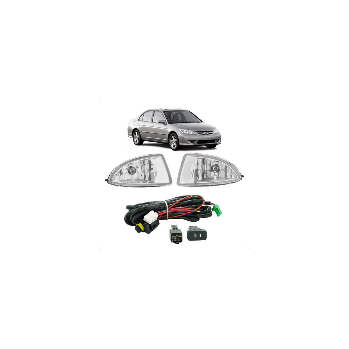 KIT FAROL AUX CIVIC 2004 A 2006 (RF20590)