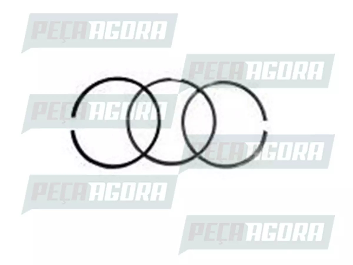 JOGO ANEIS PISTAO MODELO CUMMINS ISC ISL 8.3 FORD NOVO CARGO 1932 4X2 1933 4X2 2