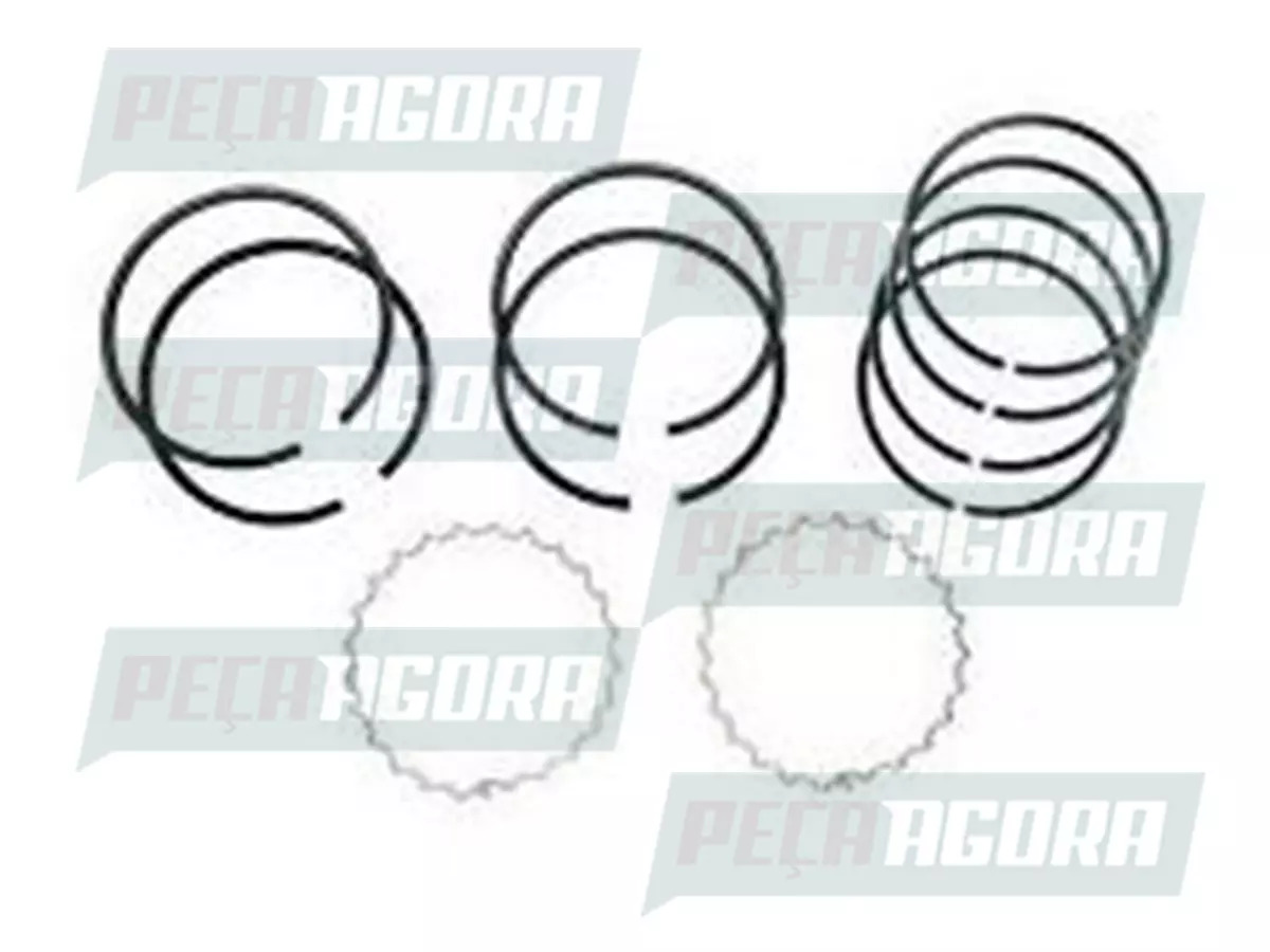 JOGO ANEL 030 COMPRIMENTO 2 CILINDROS SISTEMA VARGA MODERNO VW 11130 12140 13130