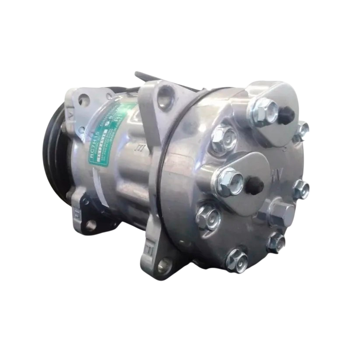COMPRESSOR MODELO 7H15 VOLVO 8 ORELHAS SAIDA TRASEIRA 24 VOLTS POLIA 2A 132MM (R