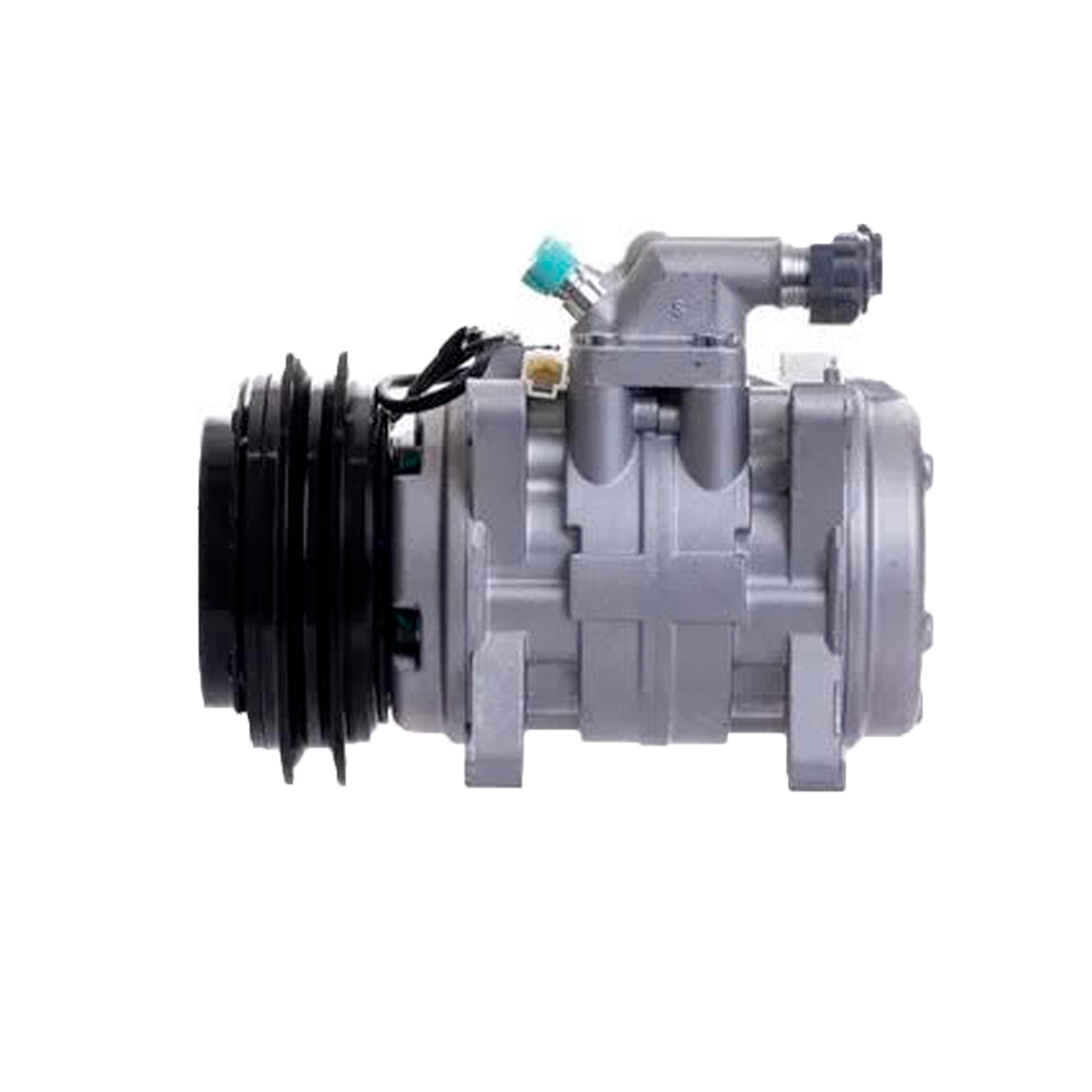 COMPRESSOR MODELO DENSO 10P15 8 ORELHAS 12 VOLTS POLIA CANAL 1A 140MM MAQUINA AG