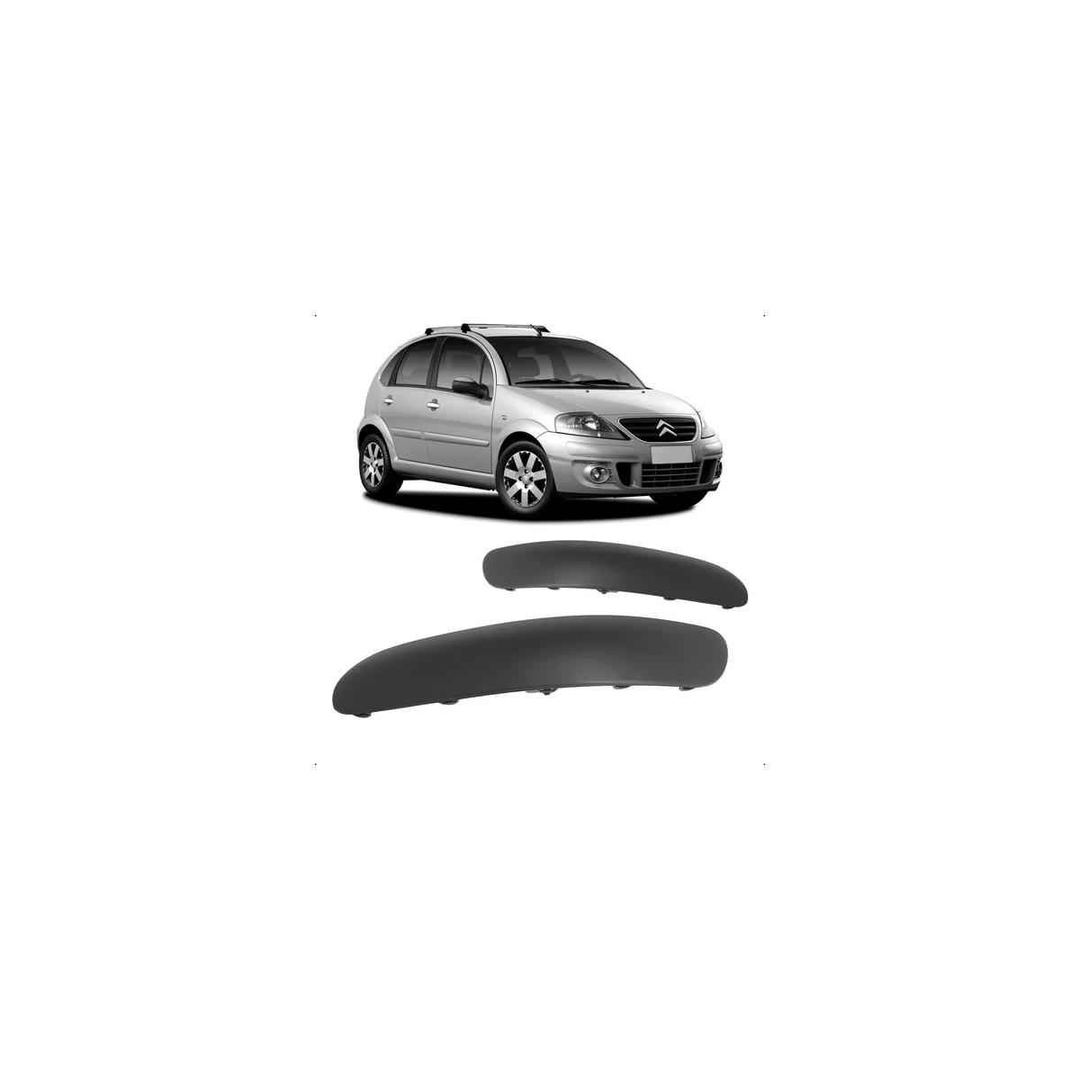 MOLDURA PARA CHOQUE DIAN/TRAS C3 2003 A 2008 (RF22080)