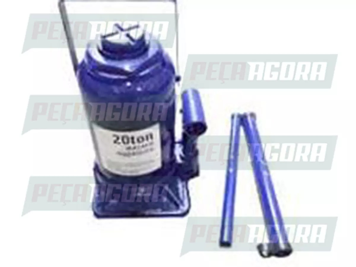 MACACO HIDRAULICO 20 TON UNIVERSAL COM HASTE REGULAVEL FECHADO 24 CM ABERTO 38,5