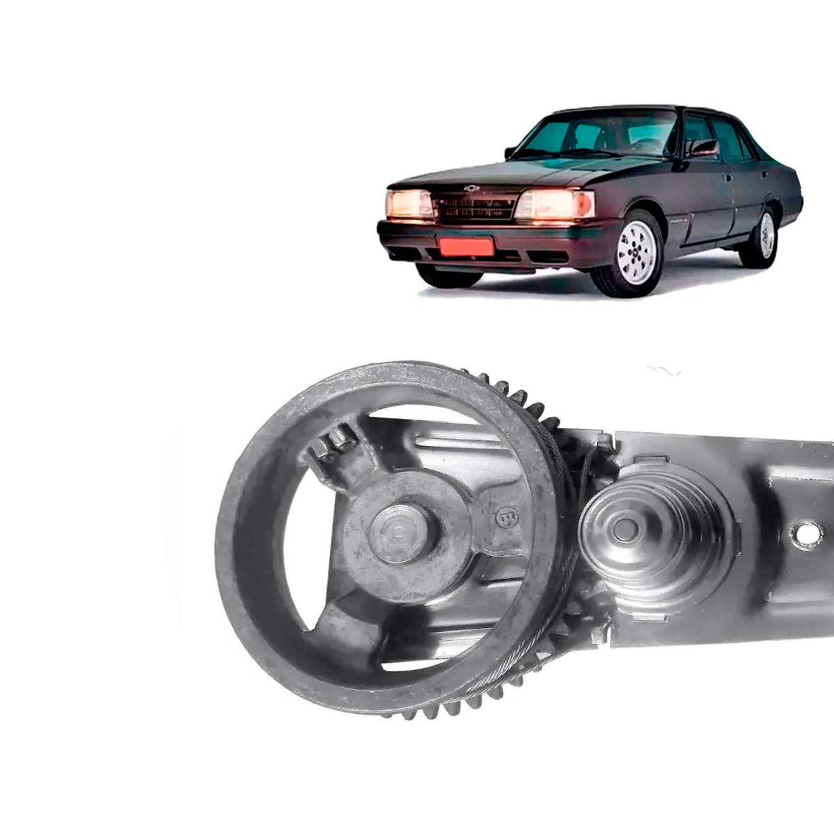 MAQUINA VIDRO MANUAL DIREITA DIANTEIRA OPALA DE 4 PORTAS 69 A 92 (7323885-R3113D