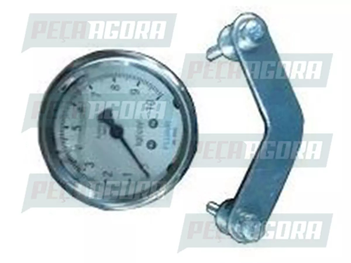 MANOMETRO COM GLICERINA SAIDA TRASEIRA  (114GLST;)