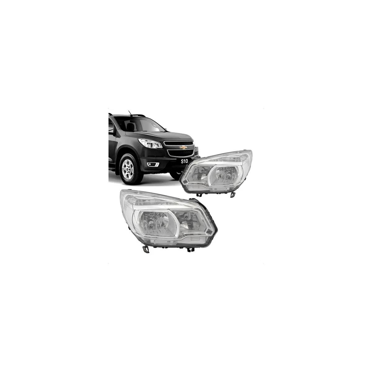 S10 12/16 FAROL MANUAL S/PROJETOR LE S10 2012 A 2016 (RF19999)