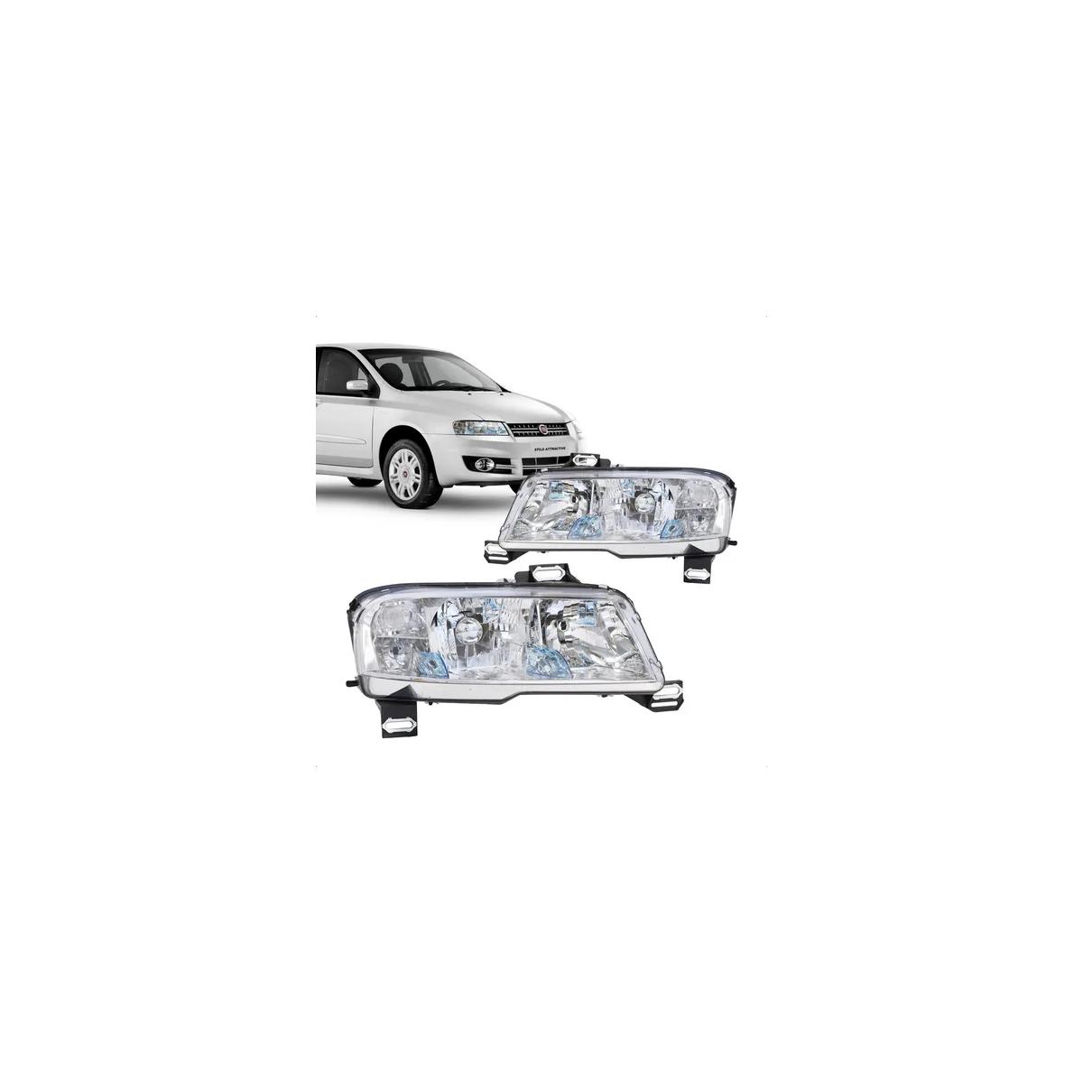 STILO 03/11 FAROL ELE S/MO CROM C/AUX PLUG QUAD LE STILO 2003 A 2011 (RF25313)