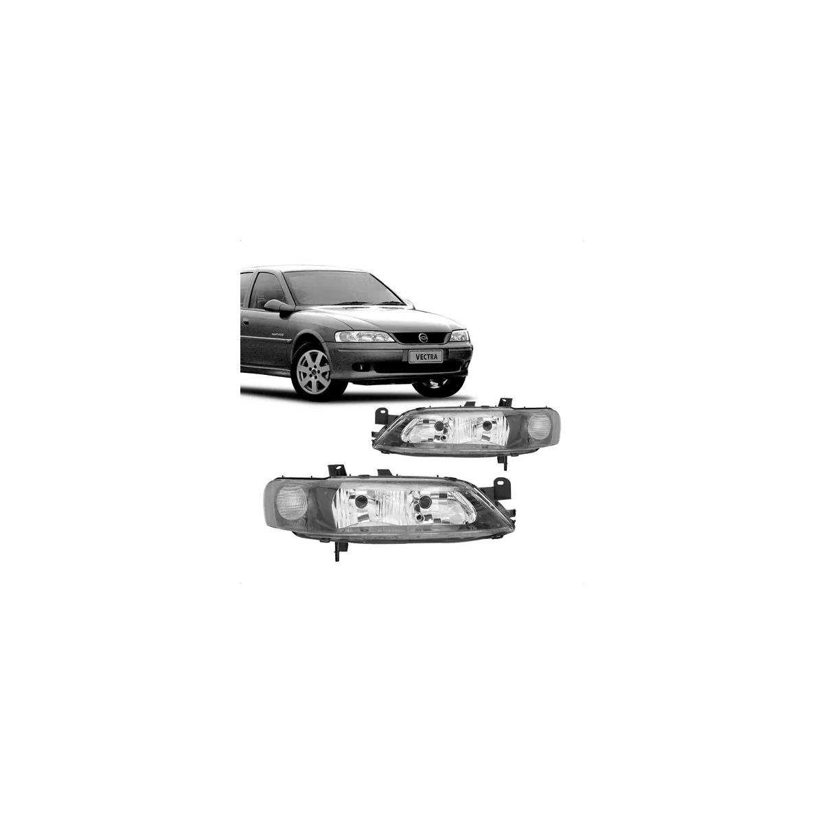 VECTRA 00/05 FAROL MANUAL NEGRO (PISCA CRISTAL) LD VECTRA 2000 A 2005 (RF21800)