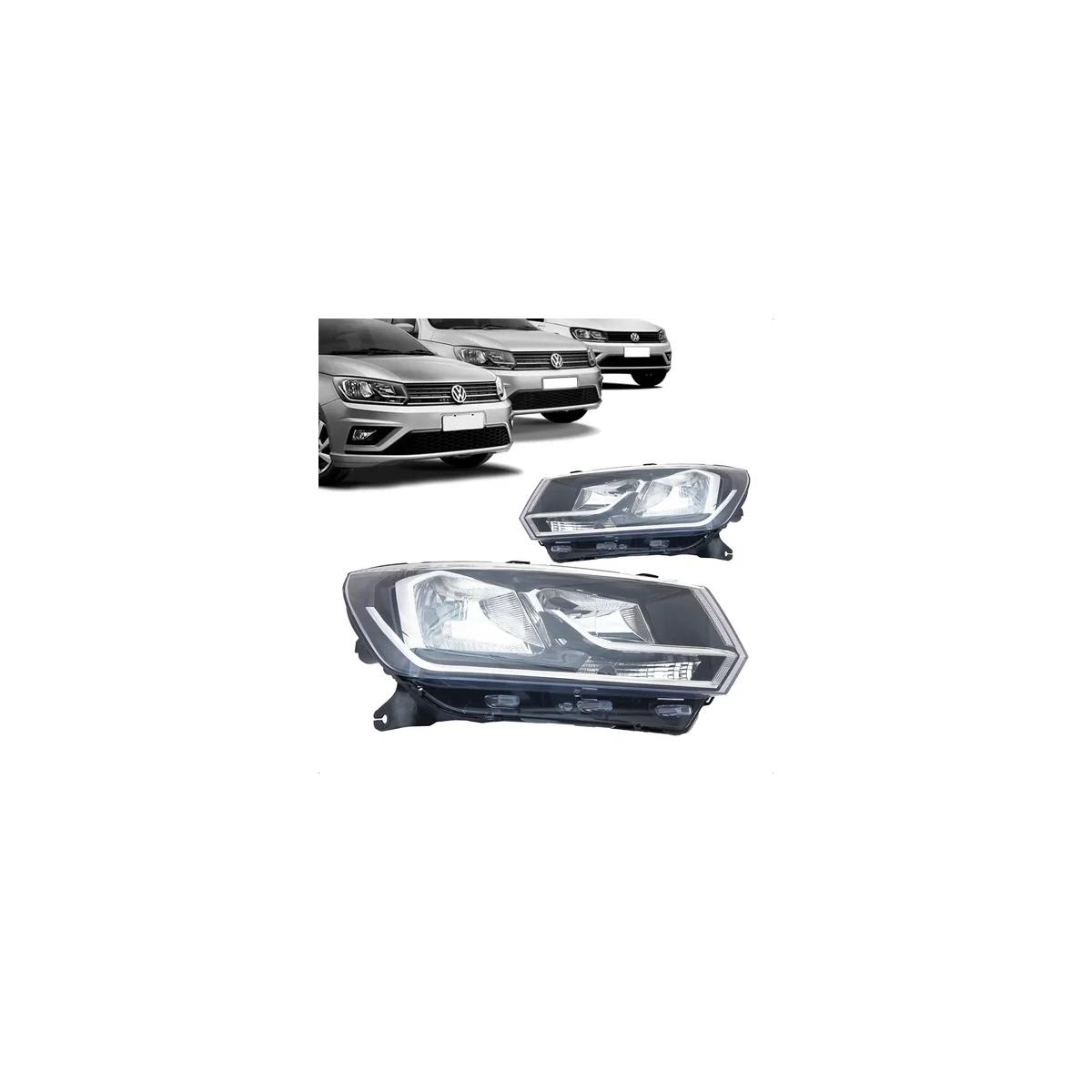 GOL 18/23 SAV/VOY GVIII FAROL DUPLO FRISO CROM LE GOL 2018 A 2023 (RF29087)