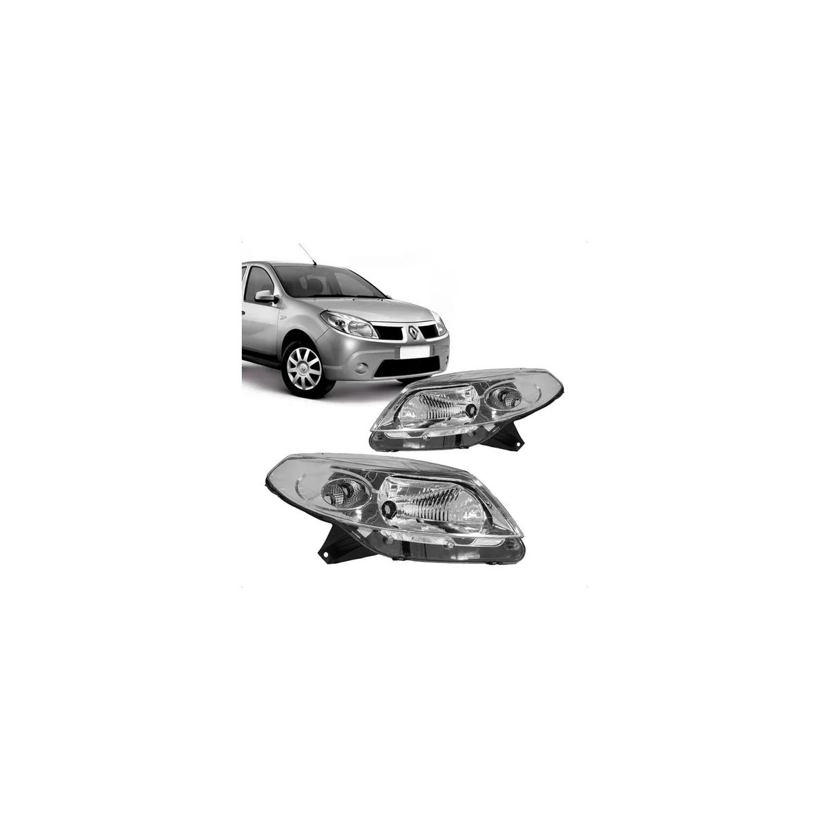 SANDERO 08/11 FAROL CROM LE SANDERO 2008 A 2011 (RF28029)