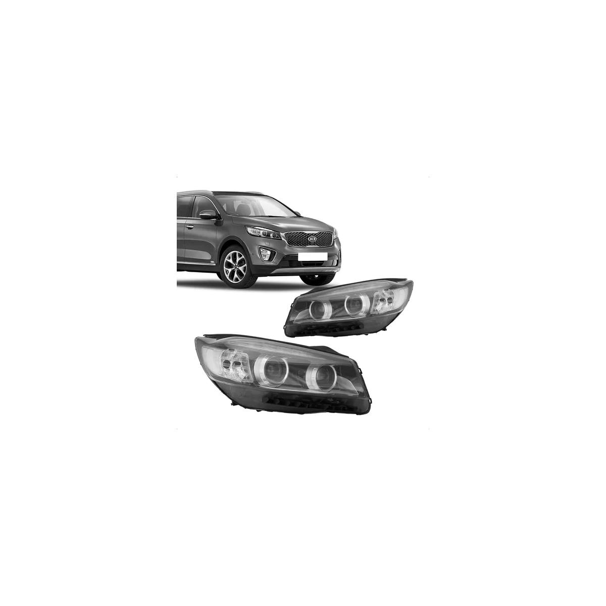 SORENTO 16/18 FAROL ELET C/MOTOR C/LED (H7/H9) LD SORENTO 2016 A 2018 (RF27632)