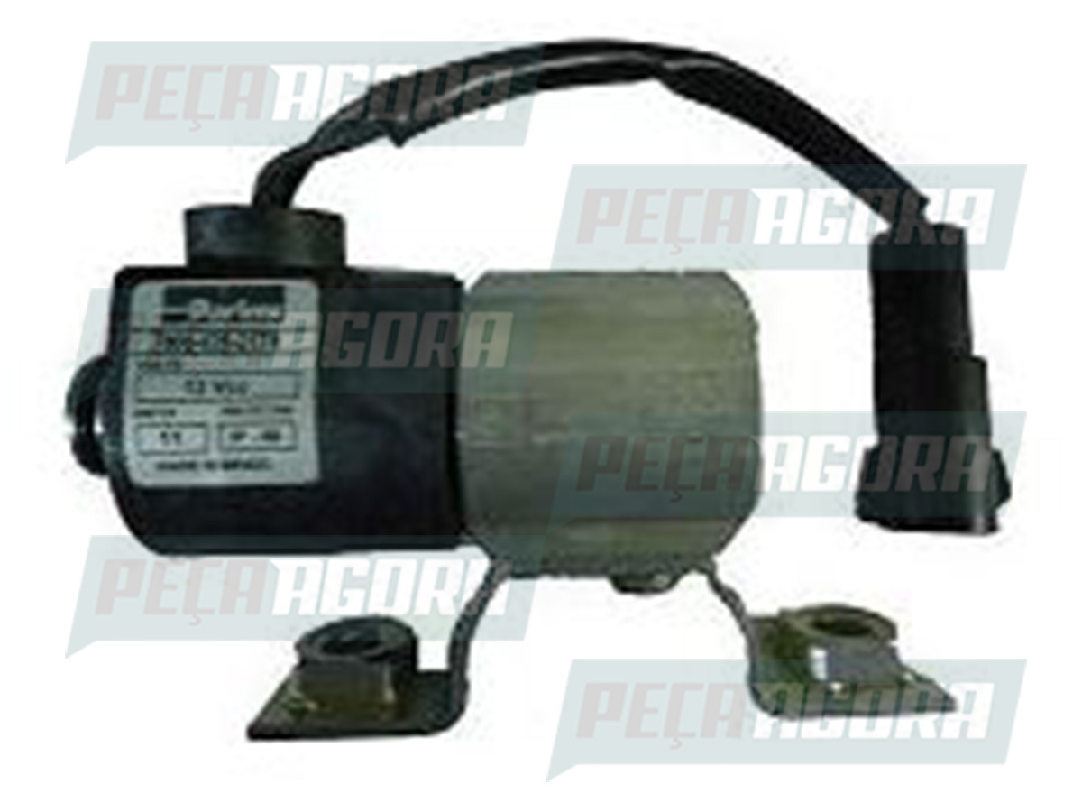 VALVULA SOLENOIDE FREIO MOTOR REDUZIDA 12V 1/4 NPT 120MM VW 12.140H 14.200 14.15