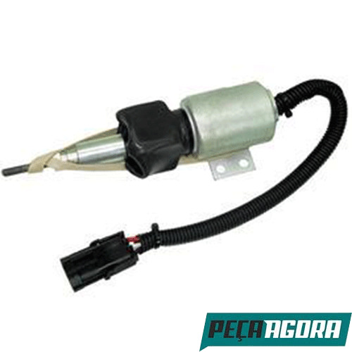 VALVULA SOLENOIDE PARADA CORTE 24V MWM FORD VOLKSWAGEN (TAR130805)