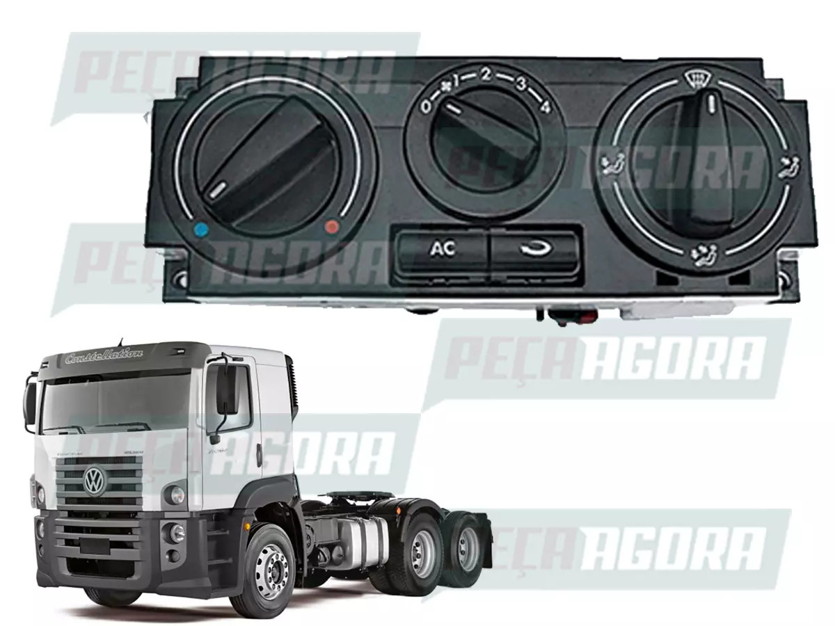 PAINEL AR CONDICIONADO 24V VW CONSTELATION 2005 2006 2007 2008 2009 2015 2016 20