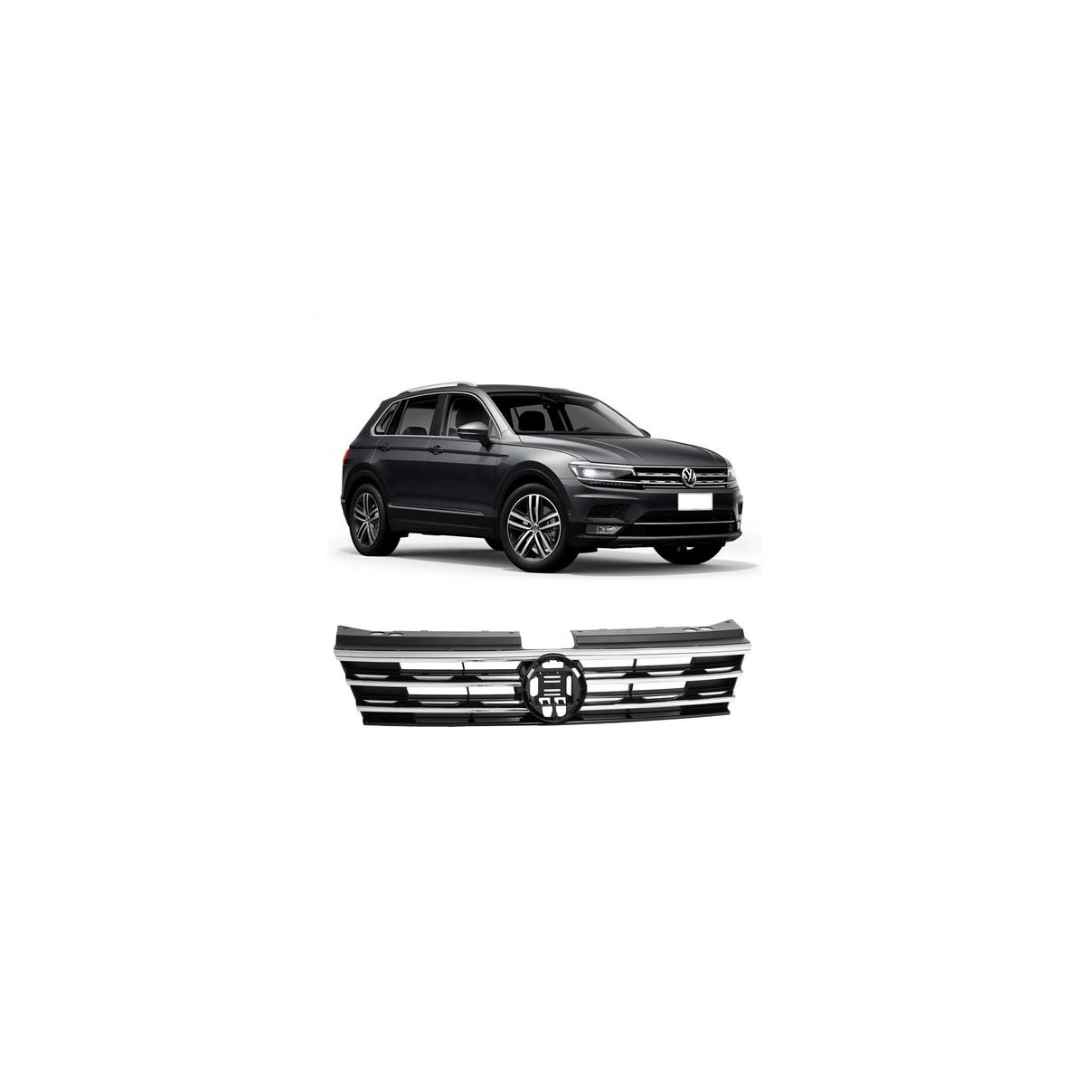 TIGUAN 18/21 GRADE RADIADOR PTA C/FRISO CROM TIGUAN 2018 A 2021 (RF31817)