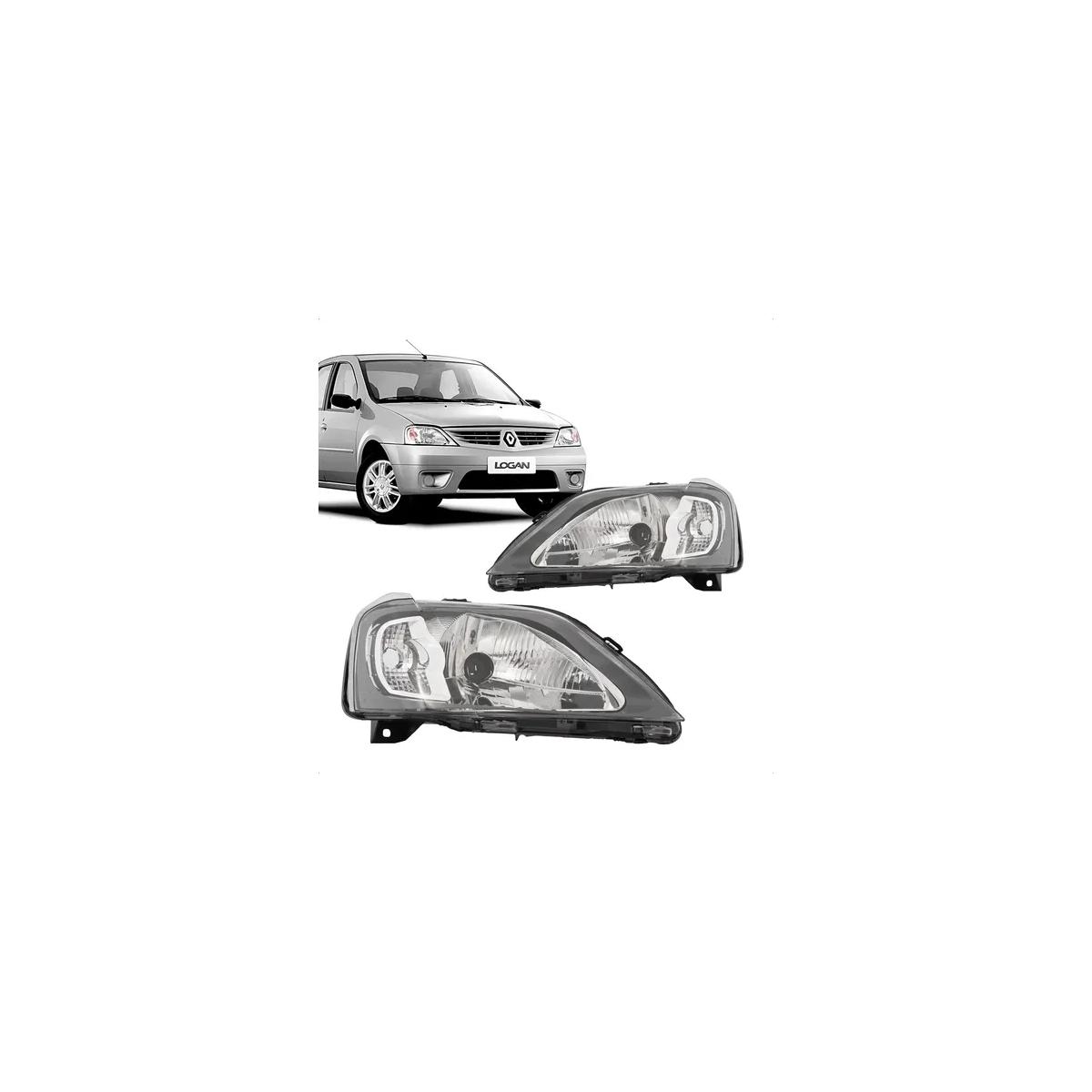 LOGAN 07/10 FAROL CINZA LD LOGAN 2007 A 2010 (RF27196)