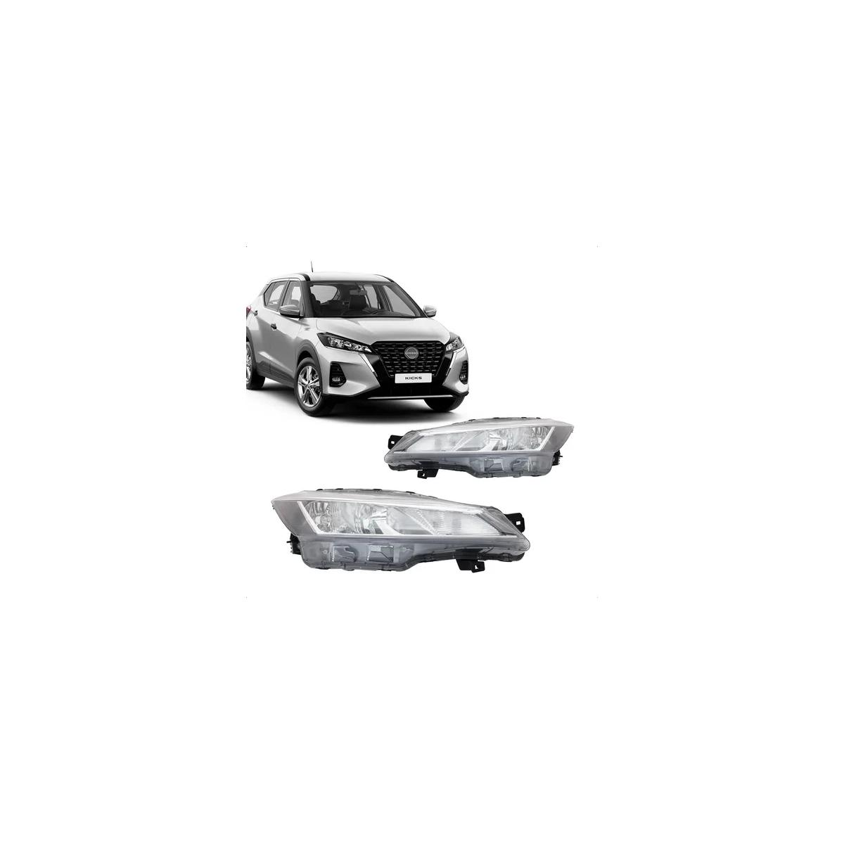 KICKS 22/24 FAROL ELET C/MOT S/LED LE KICKS 2022 A 2024 (RF34785)