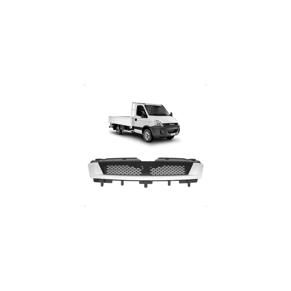 IVECO 13/19 CHASSI GRADE RADIADOR C/FRISO PRATA IVECO 2013 A 2019 (RF33862)